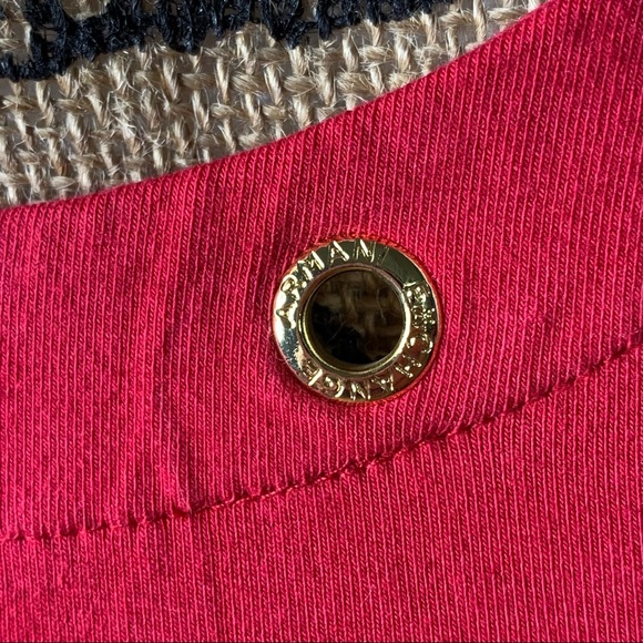 Armani Exchange Strap Cap Sleeved T-Shirt - Picture 6 of 13